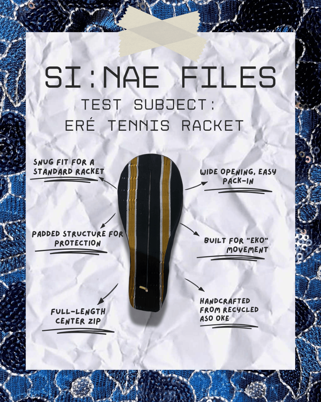 ERÉ Tennis Racket Case — 1